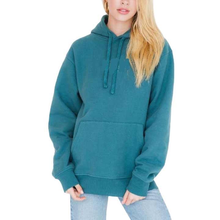 High Quality Women's Hoodie 100%Cotton Long Sleeve Pullover White Crop Top Design Reasonable Price Women Hoodies & Sweatshirts
